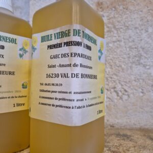 Huile de Tournesol artisanale